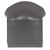 Flash Furniture RUT-238A-GY-GG Gray Metal Frame Polypropylene Seat and Back Hercules Series Reception Chair