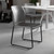 Flash Furniture RUT-238A-GY-GG Gray Metal Frame Polypropylene Seat and Back Hercules Series Reception Chair
