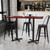 Flash Furniture XU-MAHTB-3060-T2222B-GG Mahogany Laminate Rectangular Plastic Top PVC T-Mold Edge Table