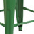 Flash Furniture CH-31320-24-GN-GG Green Galvanized Steel Counter Height Backless Bar Stool