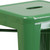 Flash Furniture CH-31320-24-GN-GG Green Galvanized Steel Counter Height Backless Bar Stool