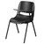 Flash Furniture RUT-EO1-BK-LTAB-GG Black Flip-Up Left Handed Plastic Tablet Arm Seat and Back Hercules Series Ergonomic Shell Chair