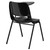 Flash Furniture RUT-EO1-BK-LTAB-GG Black Flip-Up Left Handed Plastic Tablet Arm Seat and Back Hercules Series Ergonomic Shell Chair