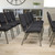 Flash Furniture FD-CH02185-SV-JP02-GG Black 19.25" Width Silver Vein Frame Finish Hercules Series Stacking Church Chair