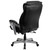 Flash Furniture GO-1534-BK-LEA-GG Black Bonded Leather Padded Arms High Back Design Hercules Series Big & Tall Executive Swivel Office Chair