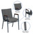 Flash Furniture XU-60154-GY-GG Gray Polyester Upholstered Hercules Series Heavy Duty Stacking Chair