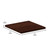 Flash Furniture TP-WAL-3636-GG 36"W x 36"D Square Walnut Finish Table Top