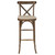 Flash Furniture XA-X-BAR-GO-BC-GG Dark Antique Finish Wood Frame Hercules Series Stacking Barstool