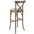 Flash Furniture XA-X-BAR-GO-BC-GG Dark Antique Finish Wood Frame Hercules Series Stacking Barstool