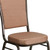 Flash Furniture FD-C01-GOLDVEIN-GO-GG Gold Diamond Patterned Fabric Gold Vein Powder Coated Frame Finish Hercules Series Stacking Banquet Chair