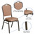 Flash Furniture FD-C01-GOLDVEIN-GO-GG Gold Diamond Patterned Fabric Gold Vein Powder Coated Frame Finish Hercules Series Stacking Banquet Chair