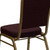 Flash Furniture FD-C01-ALLGOLD-EFE1679-GG Burgundy Diamond Patterned Fabric Silver Vein Powder Coated Frame Finish Hercules Series Stacking Banquet Chair