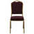 Flash Furniture FD-C01-ALLGOLD-EFE1679-GG Burgundy Diamond Patterned Fabric Silver Vein Powder Coated Frame Finish Hercules Series Stacking Banquet Chair