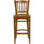 Flash Furniture XU-DGW0008BARVRT-CHY-GG Cherry Finish Beechwood Seat With Slat Back Cherry Finish Beechwood Frame Hercules Series Restaurant Bar Stool