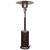 Flash Furniture NAN-HSS-AGH-BR-GG Brown Portable Stainless Steel Frame Outdoor Patio Heater - 40,000 BTU