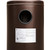 Flash Furniture NAN-HSS-AGH-BR-GG Brown Portable Stainless Steel Frame Outdoor Patio Heater - 40,000 BTU