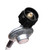 Flash Furniture NAN-HSS-AGH-BR-GG Brown Portable Stainless Steel Frame Outdoor Patio Heater - 40,000 BTU