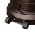 Flash Furniture NAN-HSS-AGH-BR-GG Brown Portable Stainless Steel Frame Outdoor Patio Heater - 40,000 BTU