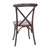 Flash Furniture X-BACK-BURDRIFT Dark Driftwood Bent X Back Elmwood Side Chair