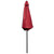 Flash Furniture GM-402003-RED-GG 104.5" W x 96.5" H Red 1.5" Dia. Aluminum Pole Patio Umbrella