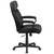 Flash Furniture GO-2196-1-GG Black Bonded Leather Padded Arms High Back Design Executive Swivel Office Chair
