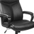 Flash Furniture GO-2196-1-GG Black Bonded Leather Padded Arms High Back Design Executive Swivel Office Chair