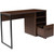Flash Furniture NAN-NJ-HD10168-GG 47.25" W x 29.5" H x 19.5" D Coffee Wood Grain Laminate Top Northbrook Computer Desk