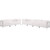 Flash Furniture ZB-IMAG-SET17-WH-GG White LeatherSoft With Integrated Stainless Steel Legs Modular Hercules Imagination Series Sofa
