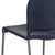 Flash Furniture RUT-238A-NY-GG Navy Metal Frame Polypropylene Seat and Back Hercules Series Reception Chair
