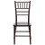 Flash Furniture XS-WALNUT-GG Walnut Acacia Wood Hercules Series Chiavari Chair
