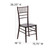 Flash Furniture XS-WALNUT-GG Walnut Acacia Wood Hercules Series Chiavari Chair