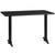 Flash Furniture XU-BLKTB-3048-T0522-GG 42" W Black Cast Iron Column Powder Coated and Laminate Finish 2 T-Bases Rectangular Table