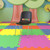 Flash Furniture RUT-16-BK-CHR-GG Black Plastic Vented Back Hercules Series Student Shell Stacking Chair