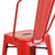 Flash Furniture CH-31320-24GB-RED-GG Red Galvanized Steel Counter Height Bar Stool