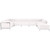 Flash Furniture ZB-IMAG-U-SECT-SET4-WH-GG White LeatherSoft With Stainless Steel Legs U-Shape Hercules Imagination Series Sectional