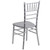 Flash Furniture XS-SILVER-GG Silver Acacia Wood Hercules Series Chiavari Chair