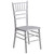 Flash Furniture XS-SILVER-GG Silver Acacia Wood Hercules Series Chiavari Chair