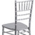 Flash Furniture XS-SILVER-GG Silver Acacia Wood Hercules Series Chiavari Chair