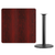 Flash Furniture XU-MAHTB-4242-TR24B-GG Mahogany Laminate Square Plastic Top PVC T-Mold Edge Table