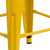 Flash Furniture CH-31320-24-YL-GG Yellow Galvanized Steel Counter Height Backless Bar Stool