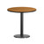 Flash Furniture XU-RD-30-NATTB-TR18-GG 30" Dia. Round Natural Laminated Dining Height Table with Pedestal Base