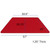 Flash Furniture XU-A3060-TRAP-RED-T-A-GG 57.5" W x 26.25" D x 21.12" - 30.12" Adjustable Height Trapezoid Red Activity Table