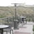 Flash Furniture NAN-HSS-AGH-SL-GG Silver Portable Stainless Steel Frame Outdoor Patio Heater - 40,000 BTU