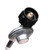 Flash Furniture NAN-HSS-AGH-SL-GG Silver Portable Stainless Steel Frame Outdoor Patio Heater - 40,000 BTU