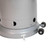Flash Furniture NAN-HSS-AGH-SL-GG Silver Portable Stainless Steel Frame Outdoor Patio Heater - 40,000 BTU