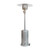 Flash Furniture NAN-HSS-AGH-SL-GG Silver Portable Stainless Steel Frame Outdoor Patio Heater - 40,000 BTU
