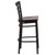 Flash Furniture XU-DG6R7BWIN-BAR-WALW-GG Walnut Finish Seat With Window Back Steel Black Powder Coated Frame Hercules Series Restaurant Bar Stool