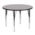 Flash Furniture XU-A48-RND-GY-T-A-GG 48" Dia. Round 21.12" - 30.12" Adjustable Height Gray Activity Table