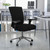 Flash Furniture GO-WY-85-6-GG Black Fabric Adjustable Arms Mid Back Design Hercules Series 24/7 Executive Swivel Office Chair