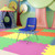 Flash Furniture RUT-14-NVY-CHR-GG Navy Blue Plastic Vented Back Hercules Series Student Shell Stacking Chair